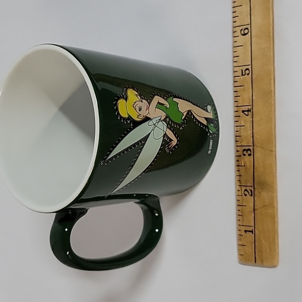 Disneystore Dark Green Tinker Bell Mug, 18 oz. - Picture 6 of 7